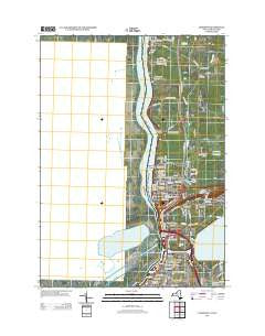 Lewiston New York Historical topographic map, 1:24000 scale, 7.5 X 7.5 Minute, Year 2013