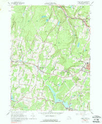Liberty West New York Historical topographic map, 1:24000 scale, 7.5 X 7.5 Minute, Year 1965
