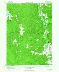 Limestone New York Historical topographic map, 1:24000 scale, 7.5 X 7.5 Minute, Year 1961