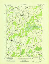 Lisbon New York Historical topographic map, 1:31680 scale, 7.5 X 7.5 Minute, Year 1943