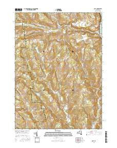 Lisle New York Current topographic map, 1:24000 scale, 7.5 X 7.5 Minute, Year 2016