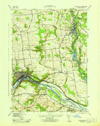 Little Falls New York Historical topographic map, 1:31680 scale, 7.5 X 7.5 Minute, Year 1946