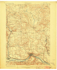 Little Falls New York Historical topographic map, 1:62500 scale, 15 X 15 Minute, Year 1903