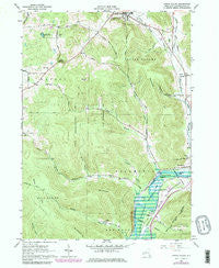 Little Valley New York Historical topographic map, 1:24000 scale, 7.5 X 7.5 Minute, Year 1962
