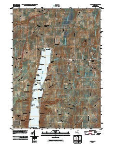 Livonia New York Historical topographic map, 1:24000 scale, 7.5 X 7.5 Minute, Year 2010