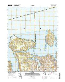 Lloyd Harbor New York Current topographic map, 1:24000 scale, 7.5 X 7.5 Minute, Year 2016