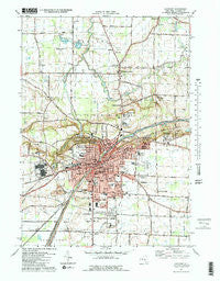 Lockport New York Historical topographic map, 1:25000 scale, 7.5 X 7.5 Minute, Year 1980