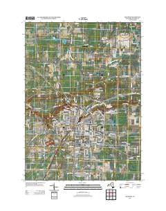 Lockport New York Historical topographic map, 1:24000 scale, 7.5 X 7.5 Minute, Year 2013