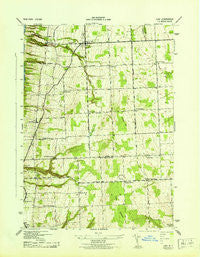 Lodi New York Historical topographic map, 1:31680 scale, 7.5 X 7.5 Minute, Year 1943
