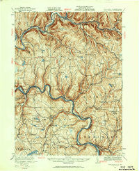 Long Eddy New York Historical topographic map, 1:62500 scale, 15 X 15 Minute, Year 1920