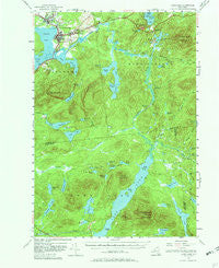 Long Lake New York Historical topographic map, 1:62500 scale, 15 X 15 Minute, Year 1955