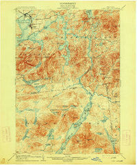 Long Lake New York Historical topographic map, 1:62500 scale, 15 X 15 Minute, Year 1904