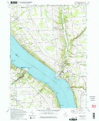 Ludlowville New York Historical topographic map, 1:24000 scale, 7.5 X 7.5 Minute, Year 1971