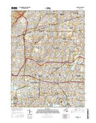 Lynbrook New York Current topographic map, 1:24000 scale, 7.5 X 7.5 Minute, Year 2016