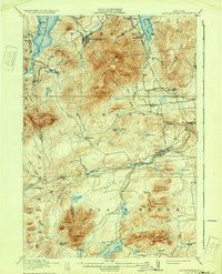 Lyon Mountain New York Historical topographic map, 1:62500 scale, 15 X 15 Minute, Year 1913