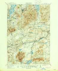 Lyon Mountain New York Historical topographic map, 1:62500 scale, 15 X 15 Minute, Year 1913