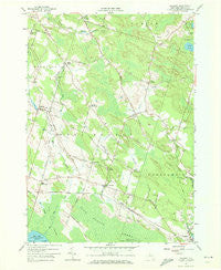 Mallory New York Historical topographic map, 1:24000 scale, 7.5 X 7.5 Minute, Year 1957