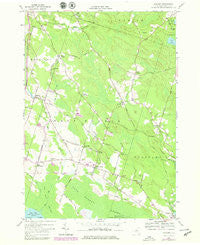 Mallory New York Historical topographic map, 1:24000 scale, 7.5 X 7.5 Minute, Year 1957