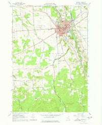 Malone New York Historical topographic map, 1:24000 scale, 7.5 X 7.5 Minute, Year 1964