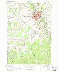 Malone New York Historical topographic map, 1:24000 scale, 7.5 X 7.5 Minute, Year 1964