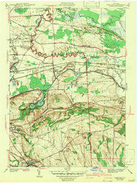 Manlius New York Historical topographic map, 1:31680 scale, 7.5 X 7.5 Minute, Year 1943