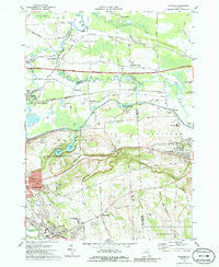 Manlius New York Historical topographic map, 1:24000 scale, 7.5 X 7.5 Minute, Year 1973