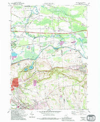 Manlius New York Historical topographic map, 1:24000 scale, 7.5 X 7.5 Minute, Year 1973