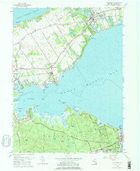 Mattituck New York Historical topographic map, 1:24000 scale, 7.5 X 7.5 Minute, Year 1956