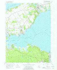 Mattituck New York Historical topographic map, 1:24000 scale, 7.5 X 7.5 Minute, Year 1956