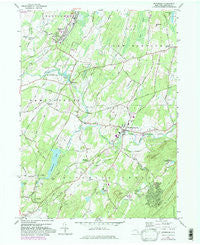 Maybrook New York Historical topographic map, 1:24000 scale, 7.5 X 7.5 Minute, Year 1957
