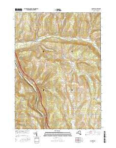 McGraw New York Current topographic map, 1:24000 scale, 7.5 X 7.5 Minute, Year 2016