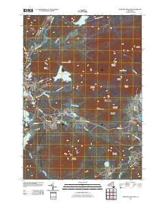 McKenzie Mountain New York Historical topographic map, 1:24000 scale, 7.5 X 7.5 Minute, Year 2010