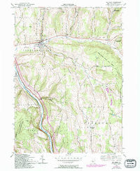 Mc Graw New York Historical topographic map, 1:24000 scale, 7.5 X 7.5 Minute, Year 1955