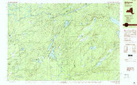Mc Keever New York Historical topographic map, 1:25000 scale, 7.5 X 15 Minute, Year 1989