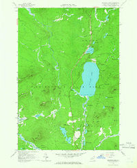 Meacham Lake New York Historical topographic map, 1:24000 scale, 7.5 X 7.5 Minute, Year 1964