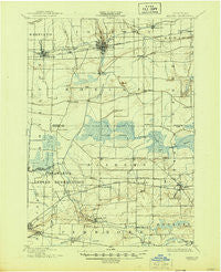 Medina New York Historical topographic map, 1:62500 scale, 15 X 15 Minute, Year 1897