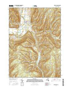 Middleburgh New York Current topographic map, 1:24000 scale, 7.5 X 7.5 Minute, Year 2016