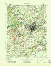 Middletown New York Historical topographic map, 1:31680 scale, 7.5 X 7.5 Minute, Year 1943