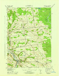 Middleville New York Historical topographic map, 1:31680 scale, 7.5 X 7.5 Minute, Year 1946