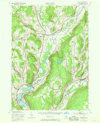 Milford New York Historical topographic map, 1:24000 scale, 7.5 X 7.5 Minute, Year 1943