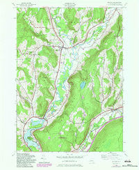 Milford New York Historical topographic map, 1:24000 scale, 7.5 X 7.5 Minute, Year 1943