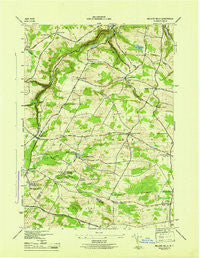 Millers Mills New York Historical topographic map, 1:31680 scale, 7.5 X 7.5 Minute, Year 1945