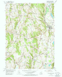 Millerton New York Historical topographic map, 1:24000 scale, 7.5 X 7.5 Minute, Year 1955