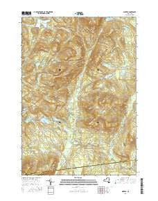 Minerva New York Current topographic map, 1:24000 scale, 7.5 X 7.5 Minute, Year 2016