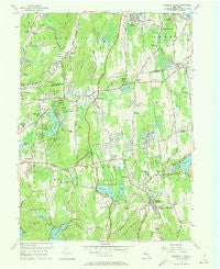 Mohegan Lake New York Historical topographic map, 1:24000 scale, 7.5 X 7.5 Minute, Year 1956