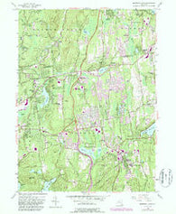 Mohegan Lake New York Historical topographic map, 1:24000 scale, 7.5 X 7.5 Minute, Year 1956