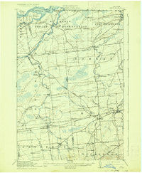 Moira New York Historical topographic map, 1:62500 scale, 15 X 15 Minute, Year 1917