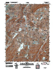 Monroe New York Historical topographic map, 1:24000 scale, 7.5 X 7.5 Minute, Year 2010