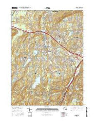 Monroe New York Current topographic map, 1:24000 scale, 7.5 X 7.5 Minute, Year 2016