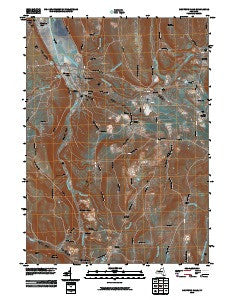 Montour Falls New York Historical topographic map, 1:24000 scale, 7.5 X 7.5 Minute, Year 2010